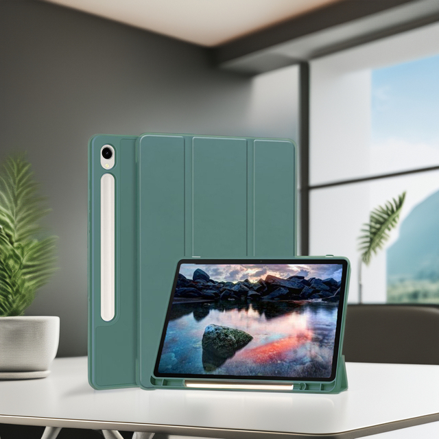 GSCASE Auto Wake Function Shockproof Magnetic Full Coverage Flip Bumper Leather Case for xiaomi Redmi Pad SE 8.7