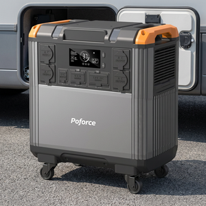 Stasiun Daya Portabel 3000W 5376Wh LiFePO4 UK 230V Generator Tenaga Surya Karavan Motorhome Off Grid Rumah Liburan Colokan UKCA - Product Image 1