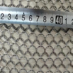 Malla de Alambre Arquitectónica Decorativa de Acero Inoxidable con Eslabones de Cadena Anticorrosión y Tejido Liso, con Servicios de Corte y Doblado - Product Image 3