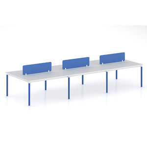Greatway, muebles de oficina blancos modernos, 1, <span class=keywords><strong>2</strong></span>, 4, 6, 8 plazas para Persona, estación de trabajo de oficina, escritorio en Escritorio de oficina - Product Image 5
