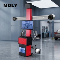 Machine d'alignement de roues 3D intelligente MOLISPEED, certifiée CE ISO, équipement de diagnostic automobile, système d'alignement de 4 roues pour voitures