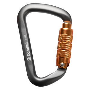 Mosquetón Tipo D Camnal de 112 mm de Longitud, Resistencia a la Tracción de 30 KN, Bloqueo Automático, Equipo de Escalada y Montañismo al Aire Libre - Product Image 1