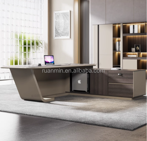 Wholesale Wooden Work <strong>Office</strong> <strong>Table</strong> <strong>Office</strong> Desk Furniture Modern L Shape Boss CEO Management <strong>Office</strong> Desk - Product Image 3