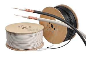 Nhà Máy cáp đồng trục rg9 RG6 rg48 RG58 RG59 rg123 với kết nối dây điện CCTV Video Cáp - Product Image 3