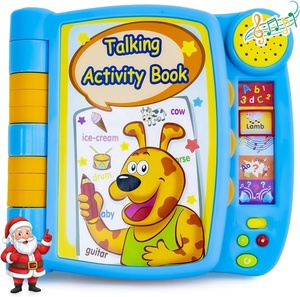 Livre d'activités interactif, jouets éducatifs, livre sonore d'apprentissage de l'<span class=keywords><strong>anglais</strong></span> pour les tout-petits - Product Image 1