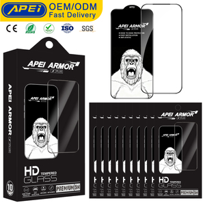 10 in 1 9H Anti-scratch Tempered Glass Anti-fingerprint <strong>Screen</strong> <strong>Protector</strong> for <strong>iPhone</strong> 17 16 Pro Max 15 14 13 12 11 Xr Xs Max 6 7 8 - Product Image 1