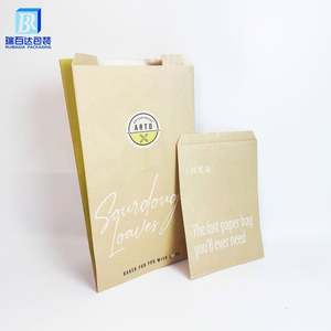 Sac en papier personnalisé avec logo pour emballage de sandwichs, biscuits, beignets, pâtisseries, boulangerie, avec fenêtre transparente - Product Image 5