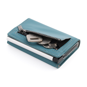 2024 New Napa Pattern PU Material <b>Wallet</b> with Side Push Minimalist Design <b>for</b> up Button Slide Button <b>RFID</b> Blocking <b>for</b> <b>Men</b> Gifts - Product Image 4