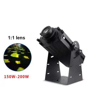 200w IP65 Waterproof Outdoor Projection Lamp Led Logo Advertising LED Logo Gobo Outdoor Projector Light