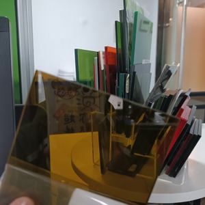 Fenêtre de visualisation de sécurité laser acrylique marron 355nm et 1064nm OD6 pour la protection de soudage laser - Product Image 4