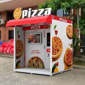Distributeur automatique de pizzas d'extérieur à vendre, 69 pièces, pizzas de 12 pouces, distributeur automatique d'extérieur entièrement automatique, bonne qualité - Product Image 1