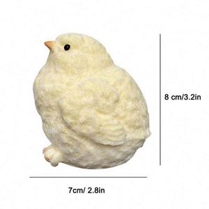ของเล่นบีบคลายเครียด Taba Mini Squishy น่ารัก ของเล่นบีบ TPR สำหรับเด็ก ขายดี ของเล่นไก่ฟูฟ่องน่ารักสไตล์คาวาอิ สำหรับเทศกาลอีสเตอร์ โมจิไก่ - Product Image 1