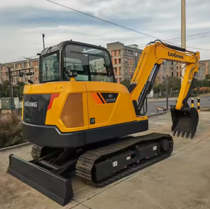 Encuentra una excavadora hidráulica mini nueva similar a Liugong 906F con motor Yanmar, excavadora de cadenas nueva de 6 toneladas para movimiento de tierras. - Product Image 2