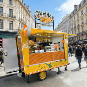 Food Truck Completamente Attrezzato, Cucina Mobile, Rimorchio per Cibo, Furgone Mobile per Cucina, Rimorchio per Cibo Caldo, Carretto per Catering - Product Image 1