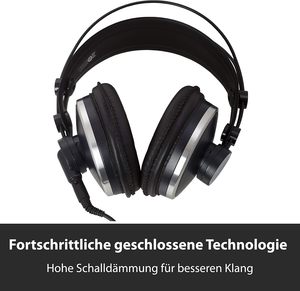 Casque audio professionnel <span class=keywords><strong>AKG</strong></span> Pro Audio K271 MKII circum-auriculaire fermé avec annulation active du bruit (<span class=keywords><strong>ANC</strong></span>) Noir (2470X00190) - Product Image 6