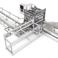 Station d'assemblage de machine auxiliaire IBC fourre-tout automatique de 1000 litres Cage de traitement des métaux cintrage pour ligne 220V/380V hydraulique