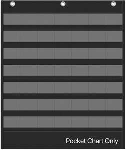 Calendario de bolsillo para el aula, calendario mensual, decoración de pared para aprendizaje infantil, diseño moderno, resistente, en blanco y negro, suministros para escuela secundaria - Product Image 1