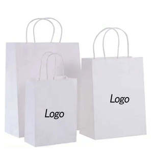 Bolsas de Compra de Papel Kraft Biodegradables Ecológicas con Logotipo Personalizado, Bolsas de Regalo Marrones Reciclables al por Mayor - Product Image 6