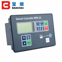 Module de commande de groupe électrogène diesel MRS10 MRS16 avec démarrage automatique, écran LCD, réinitialisation des alertes, réinitialisation du klaxon et commutateur de mode – Contrôleur de générateur