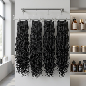 Extensions de cheveux humains bouclés bruts indiens, qualité Remy, couleur naturelle, 24 pouces, double trame machine, qualité supérieure, vierges - Product Image 3