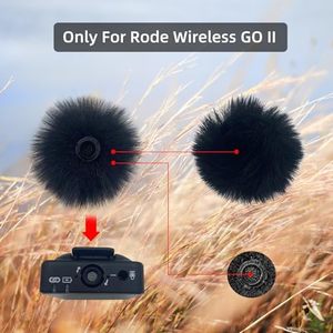 Parabrisas Pop Filter Wind Muff Sistema de doble canal Exterior Dead Cat Parabrisas para <span class=keywords><strong>Rode</strong></span> Wireless <span class=keywords><strong>Go</strong></span> <span class=keywords><strong>II</strong></span> <span class=keywords><strong>Rode</strong></span> <span class=keywords><strong>Go</strong></span> 2 Accesorios - Product Image 5