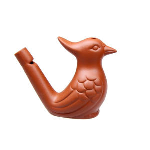 Juguetes para niños Arcilla artesanal Pájaro Silbato Agua Cerámica Arcilla Pájaro Silbato - Product Image 2