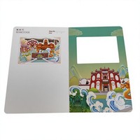 Livre souvenir de voyage personnalisé de luxe, impression 3D pop-up, livre à couverture rigide pliable avec impression de sites touristiques et monuments
