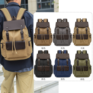 2026 hommes haute qualité toile <span class=keywords><strong>sac</strong></span> à dos <span class=keywords><strong>pour</strong></span> <span class=keywords><strong>ordinateur</strong></span> <span class=keywords><strong>portable</strong></span> grande capacité loisirs affaires cartable jeunesse mode collège voyage Sport <span class=keywords><strong>sac</strong></span> - Product Image 1