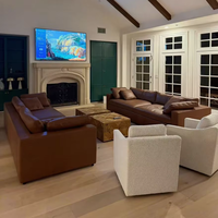Home Wohnzimmer Set Innen möbel Wohnzimmer Sofa Neues Design Anpassen Leder Modular Sofa Set