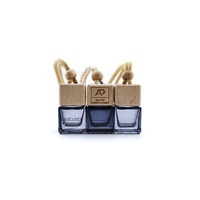Diffuseur d'huile aromatique en bois pour voiture, noir, 10ML, 10 pièces, désodorisant de véhicule, dépoli, en vrac, vente en gros