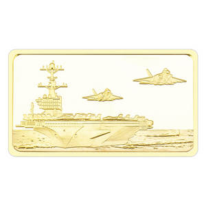 Moneda conmemorativa de barra chapada en oro de Estados Unidos, regalo creativo - Product Image 4