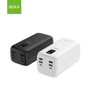 GOLF Electronic Big Capacity Power Station LCD Display Wholesale Supplier Mobile Charger 100W Fast Charging Power Bank 40000mAh