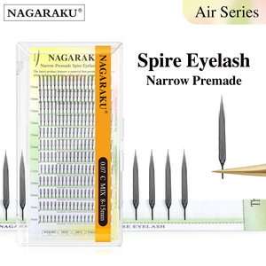 Pestañas Postizas <span class=keywords><strong>NAGARAKU</strong></span> Narrow Premade Spire, Efecto Anime, Suaves y Esponjosas, Extensiones de Pestañas con Efecto de Pluma - Product Image 1