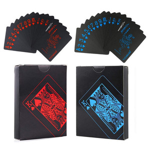 Cartes de poker en plastique imperméables de taille standard, surface mate lisse et durable, impression classique, jeu de cartes portable pour les voyages et le camping - Product Image 6