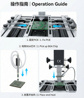 Nueva Máquina de Herramientas para Reparación de Teléfonos Móviles, Otro Equipo de Soldadura, Estación de Retrabajo de Aire Caliente Profesional para Soldadura BGA y SMD