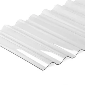 Panneaux muraux légers en polycarbonate pour béton panneau perforé film en polycarbonate pour serre feuille en polycarbonate ulocked WAVE