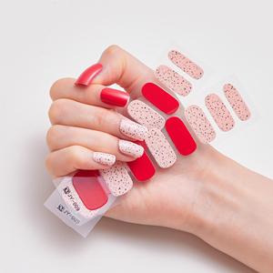 Adesivi per Unghie in <span class=keywords><strong>Gel</strong></span> Semi-Polimerizzato Personalizzati, Strisce di <span class=keywords><strong>Gel</strong></span> per Unghie Monocolore con Etichetta Privata e Confezione Personalizzata, Produttore OEM - Product Image 3