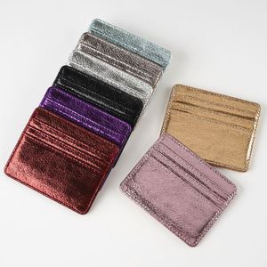 Wholesale Slim PU Leather <b>Wallet</b> <b>for</b> Men Women Minimalist Credit <b>Card</b> <b>Holder</b> Thin ID Business <b>Card</b> Case - Product Image 2