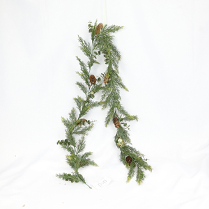 Longstar 2026 Décoration de Noël, de vacances et de mariage, branches de plantes artificielles, guirlande en rotin - Product Image 1