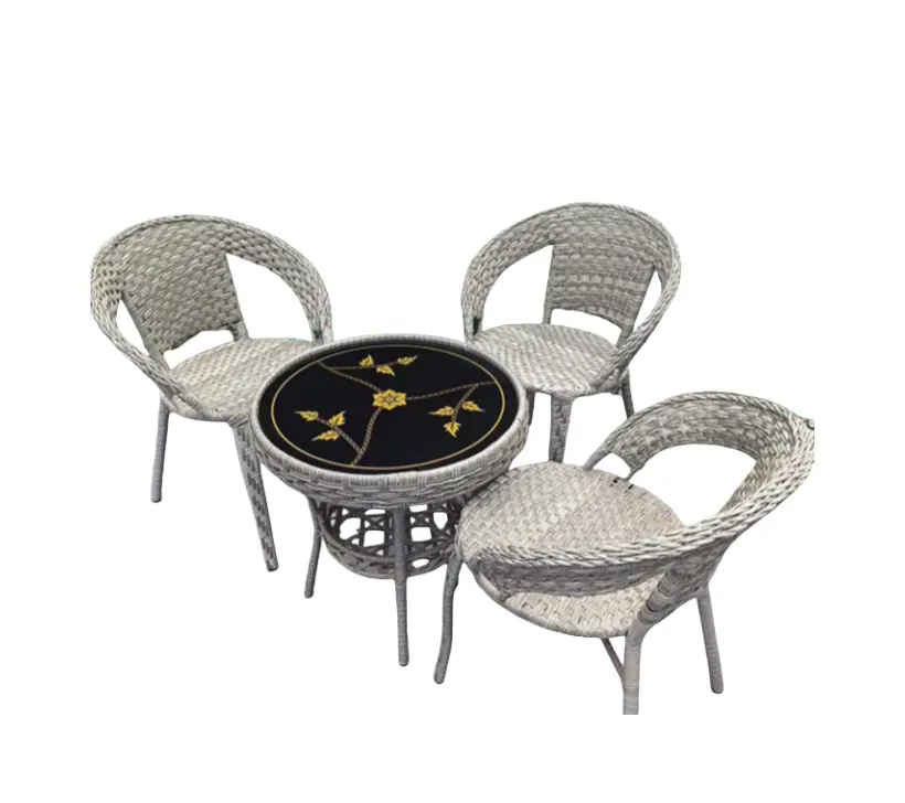 Hot Selling Competitive Price Furniture Sets Outdoor Garden Chairs Rattan Coffee Shop Dining Chairs