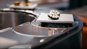 Kaiten suşi tren sistemi suşi konveyör bant sistemi için tam otomatik parça gıda konveyör ekipmanları - Product Image 6