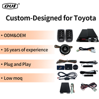 Kit de démarrage à bouton-poussoir OVI 8100 pour smartphone, contrôle CANBUS, système de démarrage à distance, alarme de voiture PKE pour Toyota Prado FJ Cruiser