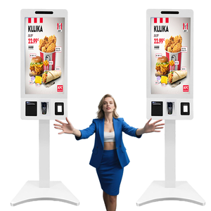 NFC RFID QRスキャナーモジュールフロントアクセス18.5インチセルフサービス食品LCD注文キオスクフロア直立屋内小売店 - Product Image 6