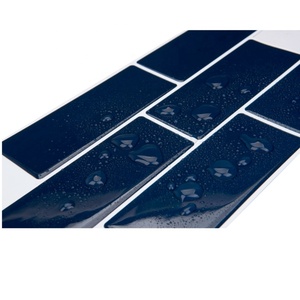 Sticker mural <span class=keywords><strong>bleu</strong></span> salle de bain auto-adhésif décor bon marché <span class=keywords><strong>papier</strong></span> <span class=keywords><strong>peint</strong></span> à peler et à coller carrelage panneau mural 3d décoration pour l'amélioration de l'habitat - Product Image 6