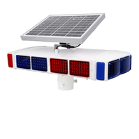 Lampe d'épaule LED portable à énergie solaire haute luminosité, protection IP68, clignotement prismatique haute intensité en plastique pour le stationnement