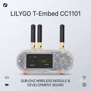 Carte de développement IoT <span class=keywords><strong>LILYGO</strong></span> T-Embed CC1101 Plus ESP32-S3 avec écran LCD de 1,9 pouce et PN532 + NFC + télécommande infrarouge - Product Image 1