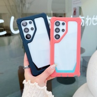 Étui de téléphone robuste détachable 2-en-1 Stellar pour Samsung Galaxy S26 Ultra S25 Plus S24 S23 S22 S21, coque mate bicolore