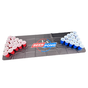 Tapis De Table Beer Pong Lumineux - Jeu à Boire - Plastique - Neuf