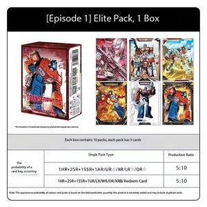 Kayou <span class=keywords><strong>Transformers</strong></span> Caja Sorpresa Juego de Cartas Coleccionables Anime Accesorios Lindos Regalo de Cumpleaños Juguete de Papel Exquisito <span class=keywords><strong>Energon</strong></span> Critical - Product Image 6