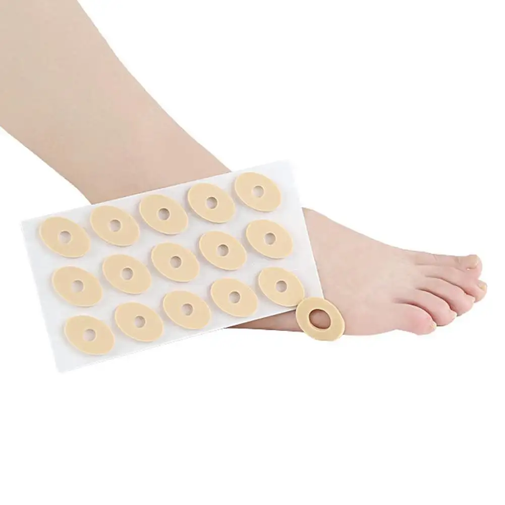 For Men Women Shoes Heel Pad Foam Round Toe Foot Corn Bunion Protectors Pads Eyelet Stickers Foot Care Tool